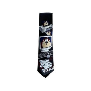 Office Taz Looney Tunes tie